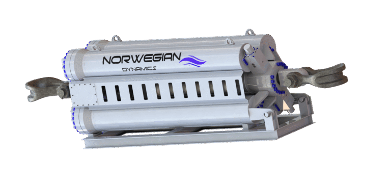 Side view of Antares adaptive passive heave compensator