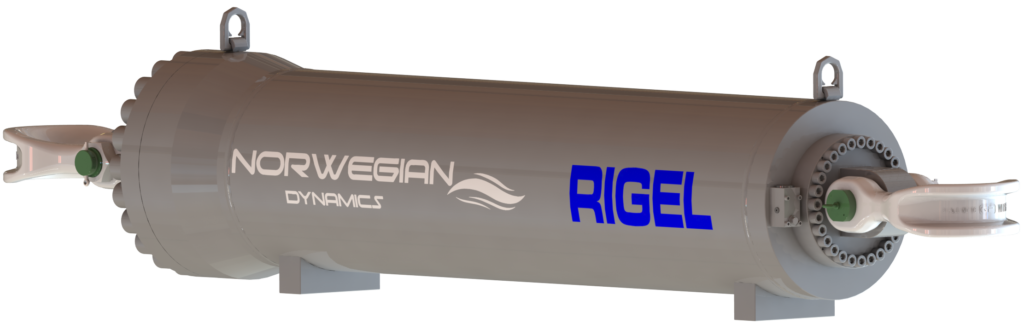 Rear view of Rigel Basic PHC 150t/3m