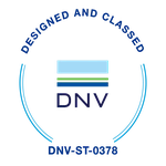 Designed and classed to DNV-ST-0378