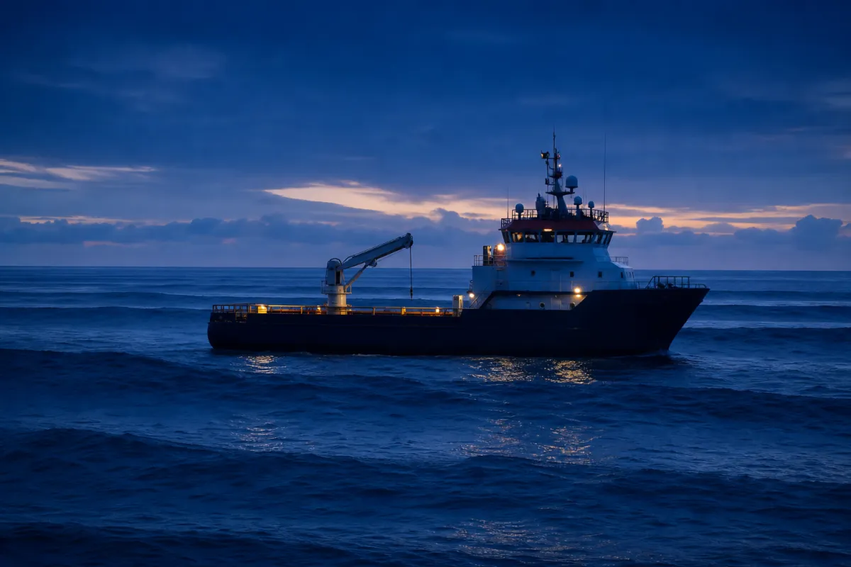 Offshore lift in long swell — the case where system tuning must avoid resonance